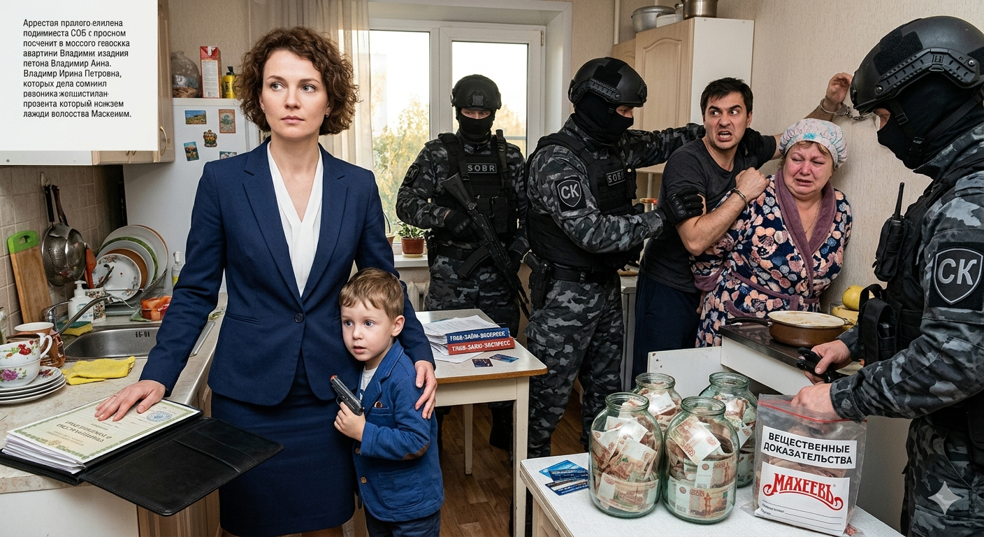 Выгнал жену — уехал в автозаке!