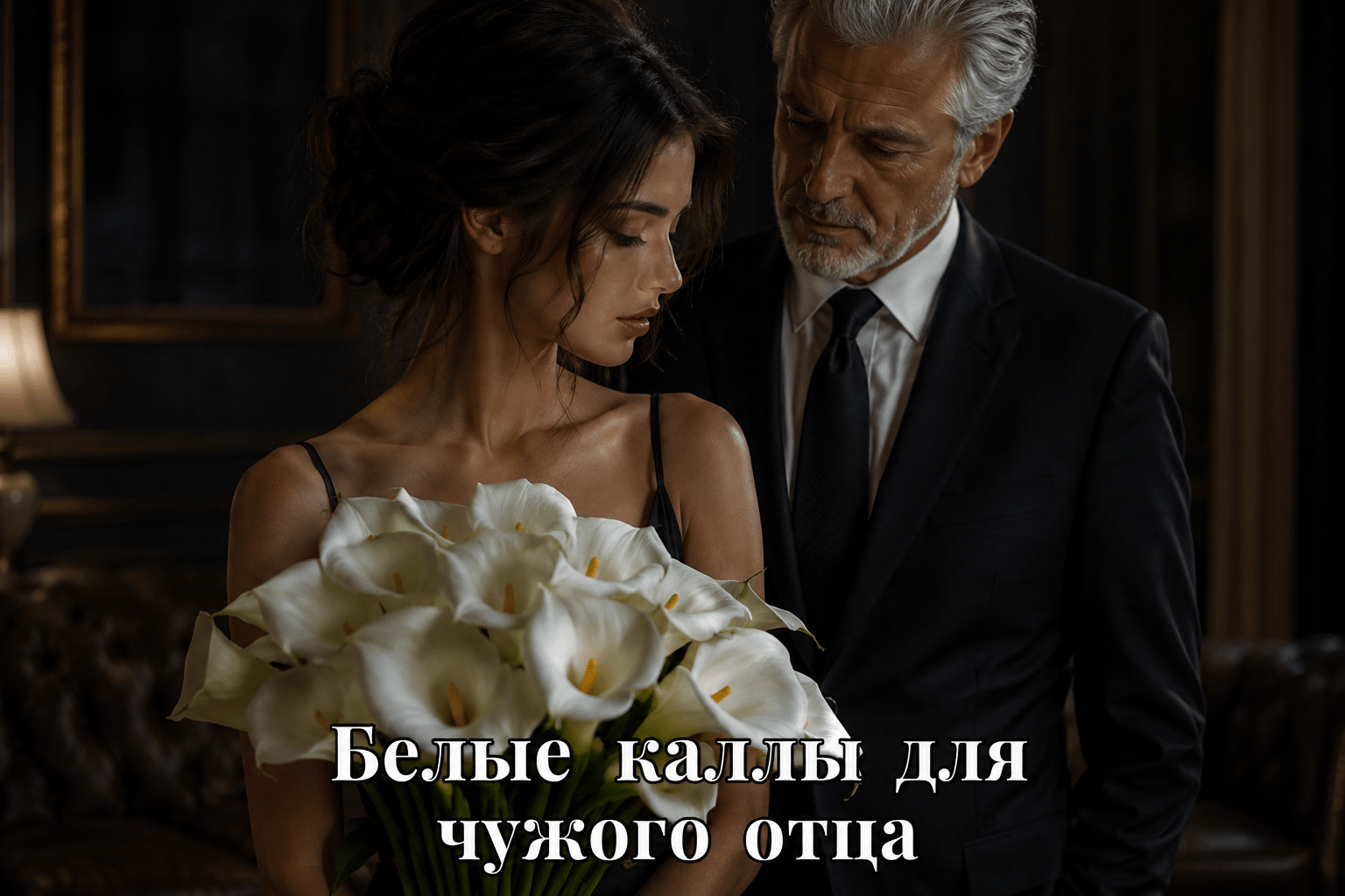 Белые каллы для чужого отца